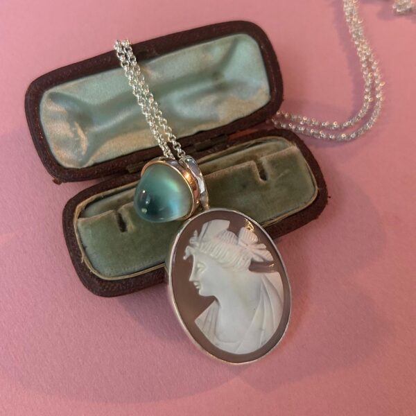 Antique cameo necklace
